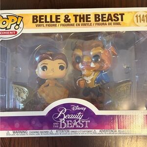 Disney Beauty and the Beast Vinyl Figures - Yellow and Blue